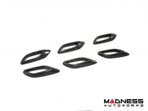 Maserati Levante Fender Vents Cover - Carbon Fiber - Italian Flag